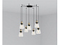 65080-7L LIZ-2 OLD GOLD PENDANT LAMP E27 60W 7L подвесной светильник Faro barcelona