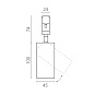 207237 Lightstar DUE светильник на штанге 10W 350lm 3000K — фото 1
