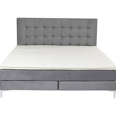 86093 Кровать с пружинным матрасом Benito Star Grey 180x200см Kare Design