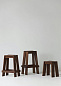 609605 Normann Copenhagen Let Барный стул 65 см, темный тонированный ясень — фото 1