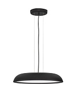 Triac Dimmable Sandy Black Steel, Aluminium & Acrylic LED 44Watt 220-240Volt 3051Lm IP20 3000K D:60 H:125 cm