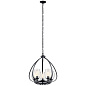 Tuscany 24" 5 Light Chandelier with Clear Seeded Glass Black люстра 44060BK Kichler — фото 3