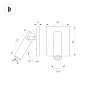 Встраиваемый настенный светильник с кнопкой Arlight SP-READER-S60X86-3W — фото 7