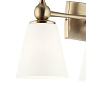 Cosabella 24" 3 Light Vanity Light with Satin Etched Case Opal Glass Champagne Bronze настенный светильник 55092CPZ Kichler — фото 10
