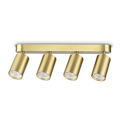 Потолочный светильник Dynamite PL4 LINEAR ROUND Ideal Lux 371351, латунь