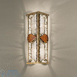 6740/A2 MM lampadari Deco настенный светильник с прямоугольной рамой и декоративными вставками из металла и стекла