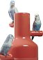 Фарфоровая ваза с тремя попугаями Parrot Parade Lladro, коралловая 01007846 — фото 2