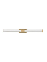 Clear Glass Brass Gold Metal Acrylic LED 12Watt 220-240Volt 936Lm IP44 3000K L:63 W:10 H:6.4 cm