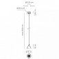 SPJMI132NEGRLED Axolight Jewel SP Mono I1 LED встраиваемая люстра чёрный; серый — фото 3