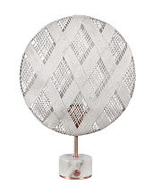 Table Lamp CHANPEN S Ø36 diamant Copper/White