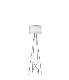 Ray Floor 2 Flos Ray торшер серебристый металлический