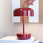 7198 Haipot Dyberg Larsen Настольная лампа с дисковым плафоном, красная — фото 2