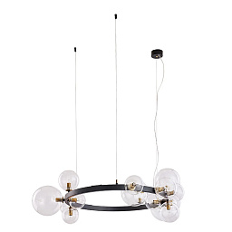 A7790SP-15BK Arte Lamp VINCENT подвесная люстра с пятнадцатью плафонами из стекла