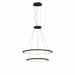 CD4M-00V9AZRU05 Leds C4 Circular подвесная люстра с двойными кольцами черная