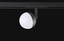 CLT 0.33 007 7W BL 4000K Crystal Lux SPACE магнитный трековый светильник чёрного цвета с шаровым модулем 7W для трека 48V