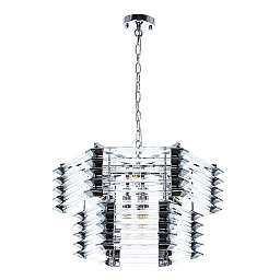 A1059SP-9CC Arte Lamp CARAVAGGIO подвесная люстра с цилиндрическими стеклянными элементами