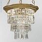 Kolarz MILORD CRYSTAL 0346.34.4 люстра состаренная латунь ø50cm высота 110cm мин. высота 120cm макс. высота 170cm 4 лампы e27 — фото 2