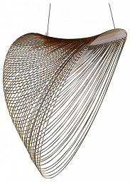 SL6900.503.24 ST-Luce Fossil подвесной светильник с асимметричным металлическим абажуром в форме раковины