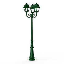 Avenue 2 N° 11; Clear glass Built-in LED 2700°K warm white 3x13W; Fir green