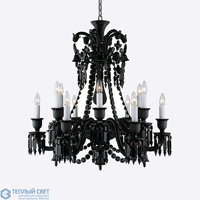 Zenith Chandelier Black 12L Baccarat люстра 2607997