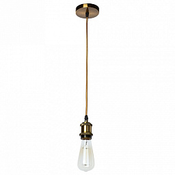 A7002SP-1PB Arte Lamp Electra подвесной светильник с лампой на медном подвесе