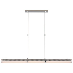 EU-KW5225 Visual Comfort Precision подвесной линейный светильник с вытянутым перфорированным металлическим модулем