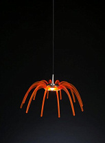 SPICA 20 SUSPENSION, D.20, ALUMINIUM WITH ORANGE ACRYLIC