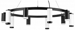 LR02037586576 Lightstar Rullo подвесной светильник с прямоугольным корпусом черный