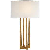 Scala Hand-Forged Table Lamp позолоченное железо с льняным абажуром