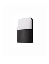Sandy Black Aluminium & Acrylic LED 6 Watt 230Lm 3000K 100-240 Volt 50Hz Beam Angle 64° IP65 L: 13 W: 2.5-4.5 H: 16 cm