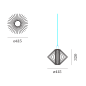 WIRO DIAMOND 1.0 Wever Ducre подвесной светильник черный