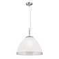 HL 6-1437/1 satin/461 klar-matt Opaldesign Orion подвесной матовый купольный светильник — фото 3