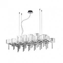 SPSPIL26RSCRG4L Axolight Spillray 26 SP современная дизайнерская люстра хром; красный