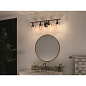 Everett 24" 4 Light Vanity Light in Black настенный светильник 55080BK Kichler — фото 5
