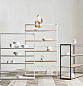 Neutra combination 246 x h80 cm - 3x2 shelves Bolia книжный шкаф