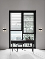 Clear & Frost Glass Matt Black Metal LED G9 4x5 Watt 100-240 Volt IP20 Bulb Excluded L: 17.5 W: 15 H: 46.5 cm