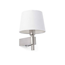 29974 Faro Barcelona ROOM настенный светильник белый с абажуром