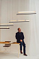 Lámina Santa&Cole Линейный подвес Black, White s-c-0117 — фото 5