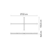 Halo Wall,Wall Black 3000K,1-10V