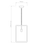 1095033 Homefield Pendant 450 Astro lighting подвесной светильник текстурированный чёрный — фото 2