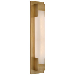 EU-KW2121 Visual Comfort Covet настенный светильник с матовым вытянутым рассеивателем и декоративными боковыми элементами