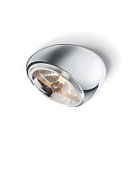 встраиваемый потолочный светильник с хромированным корпусом