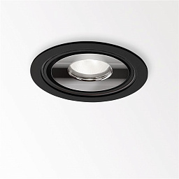 21612 9030 B-C Delta Light TWEETER встраиваемый утопленный потолочный светильник с черной окантовкой