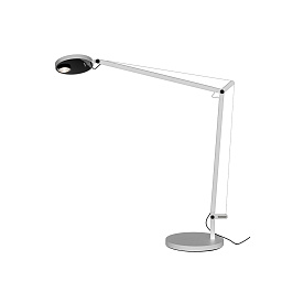1733020A + 1740020A Artemide Demetra настольная лампа с подвижным рычагом и дисковым плафоном