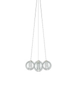 RANDOM CLOUD PENDANT 7 LIGHTS D.23 CM / TRANSPARENT 2700K CE