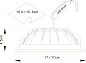 A7416PL-1WH Arte Lamp Riflessione встраиваемый светильник LED 16W 1000Lm 3000K — фото 3
