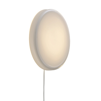 Looped Wall/Ceiling Lamp подвесной светильник Muuto White - Ø 35 cm LPWCLDM01