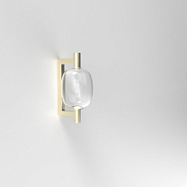 Настенный светильник RIFLESSO P CRYSTAL, прозрачный, матовый, золото 3 L23CC CE