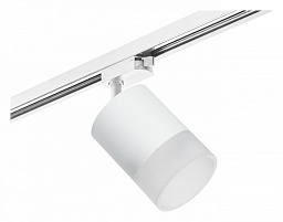 R1T348681 Lightstar Rullo трековый светильник белого цилиндрического корпуса для однофазного шинопровода