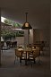 Уличный подвесной светильник Faro Barcelona Saigon Out W70 на жесткой штанге, Ø68 см — фото 2